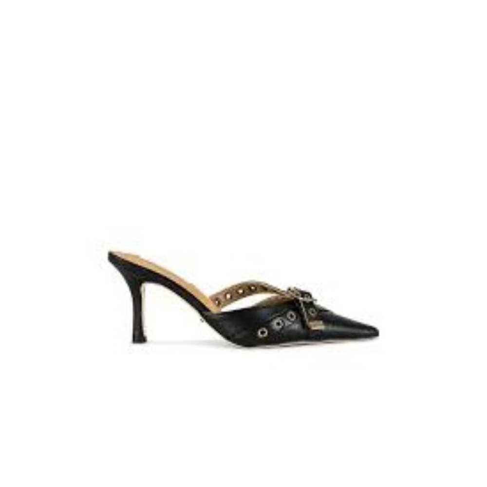 Tony Bianco Savoir Mule in Black Nappa